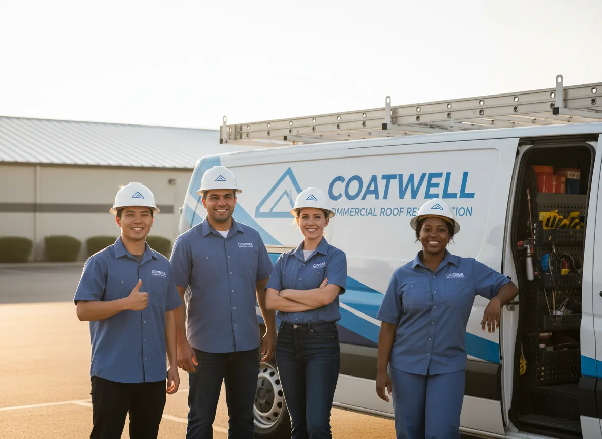 Commercial roof coating company in Irene, TX